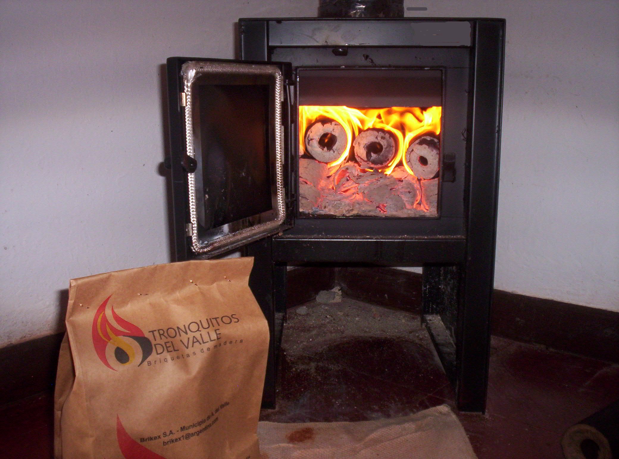 briquette heater