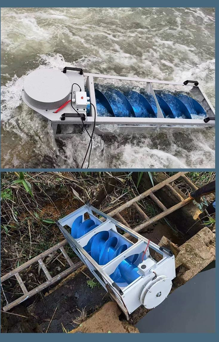 mini screw hydroturbine