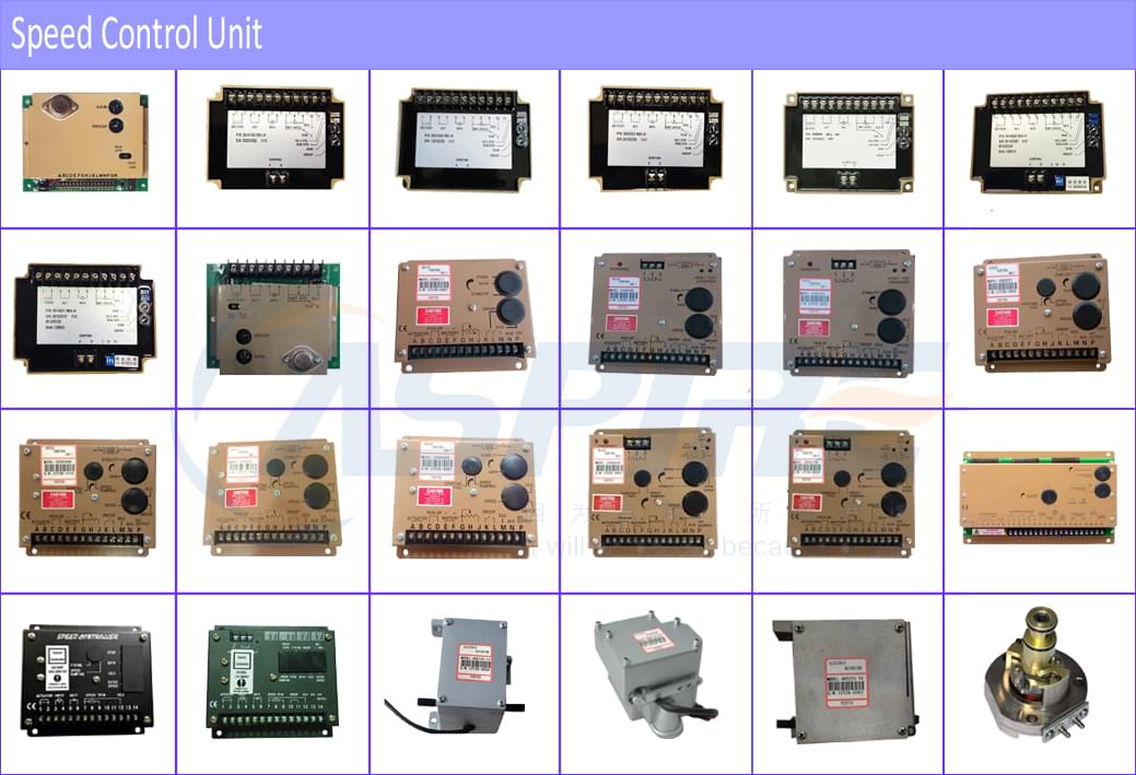 regulador velocidad electronico y actuador